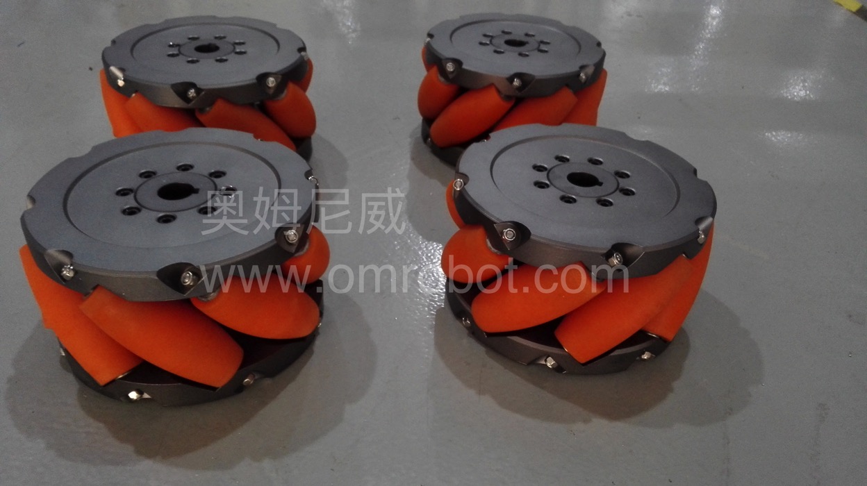 7inch middle-sized mecanum wheel with pu